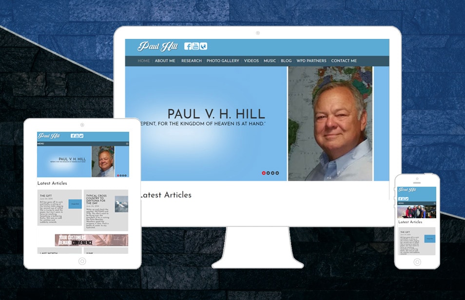 Paul V. H. Hill Web Design Portfolio