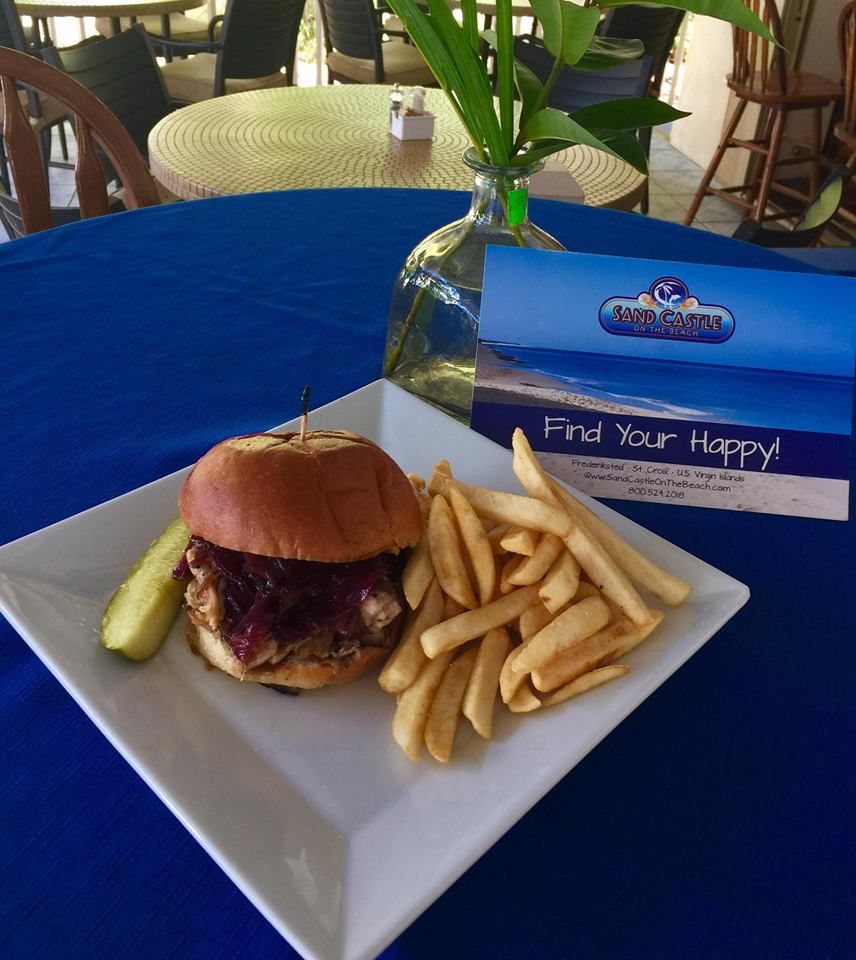 Beach Side Cafe at Sand Castle on the Beach - St Croix Regulations