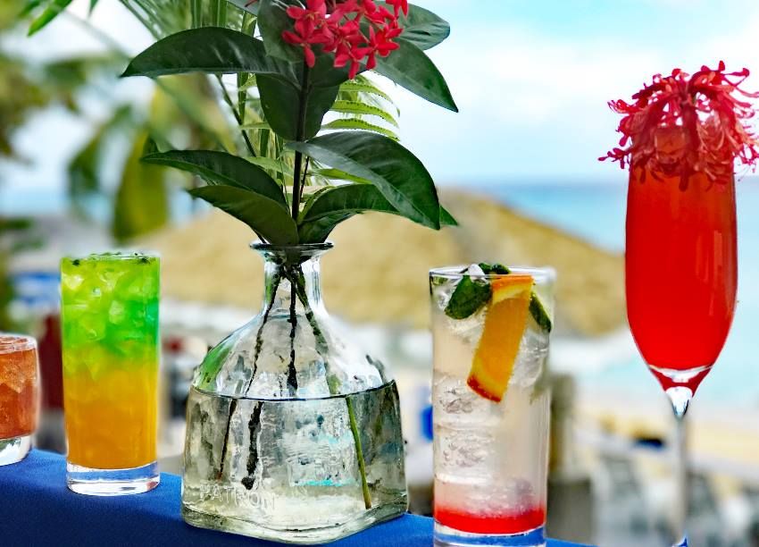 Beach Side Cafe at Sand Castle on the Beach - St Croix Information