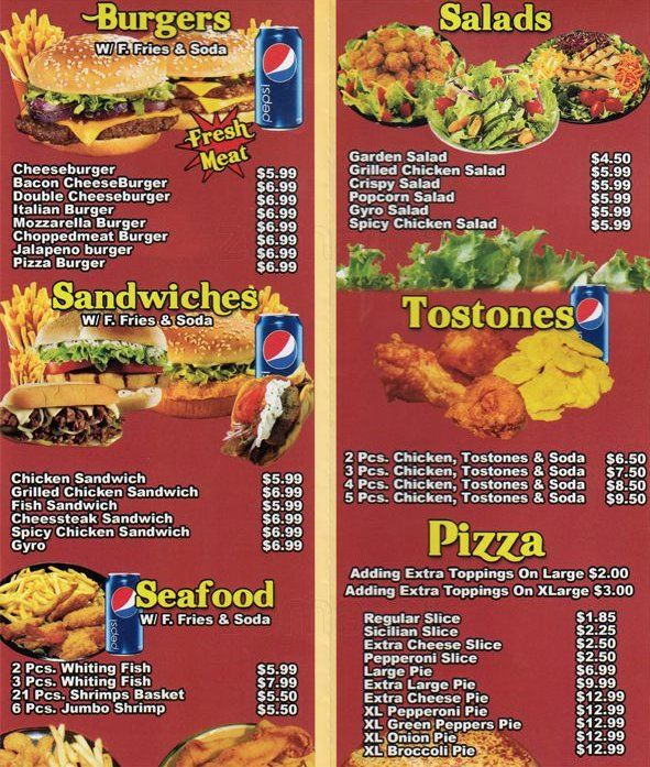 Place Fried Chicken & Pizza - Brooklyn Information