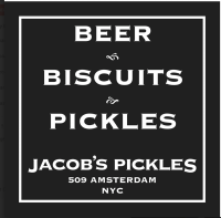 Jacob's Pickles - New York Jacob's Pickles - New York, Jacobs Pickles - New York, 509 Amsterdam Ave, New York, NY, , american restaurant, Restaurant - American, burger, steak, fries, dessert, , restaurant American, restaurant, burger, noodle, Chinese, sushi, steak, coffee, espresso, latte, cuppa, flat white, pizza, sauce, tomato, fries, sandwich, chicken, fried