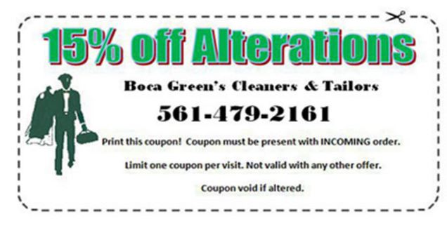 Boca's Premier Dry Cleaners - Boca Raton Appointments