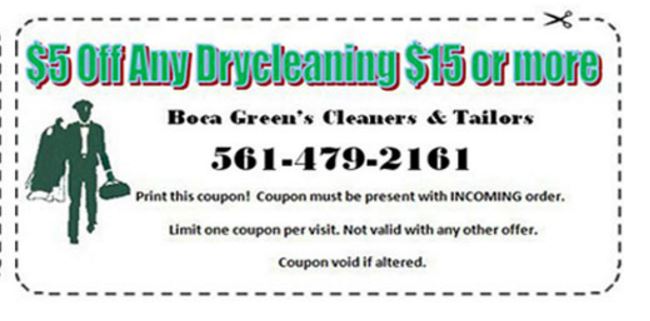 Boca's Premier Dry Cleaners - Boca Raton Organization