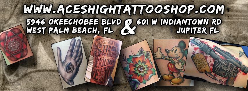 Aces High Tattoo Shop - West Palm Beach | Service - Tattoo Body Paint