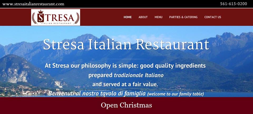 Stresa Italian Restaurant - West Palm Beach Comfortable