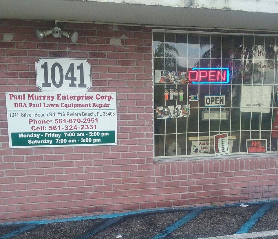 Paul Lawn Equipment Repairs - Riviera Beach Affordability