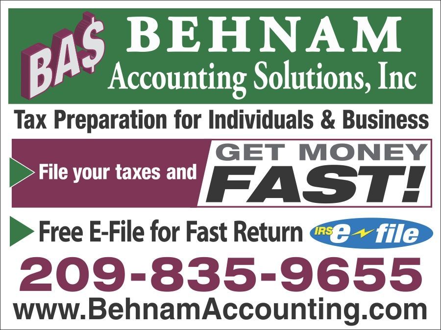 Behnam Accounting Solutions Inc - Tracy Affordability
