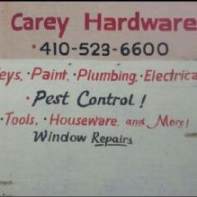 Carey Hardware Cleanliness