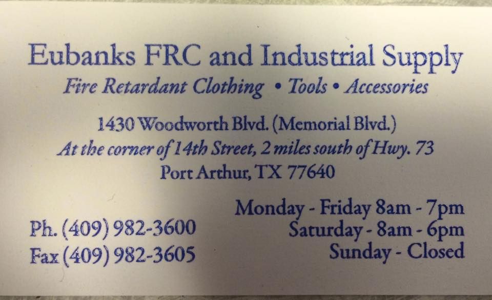 Eubanks FRC and Industrial Supply - Port Arthur Slider 5