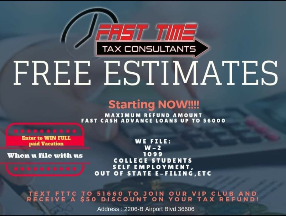 Fast Time Tax Consultants, LLC - Mobile Informative