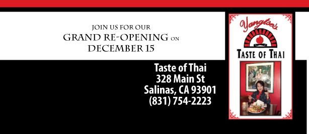 Yangtse Taste of Thai - Salinas Information