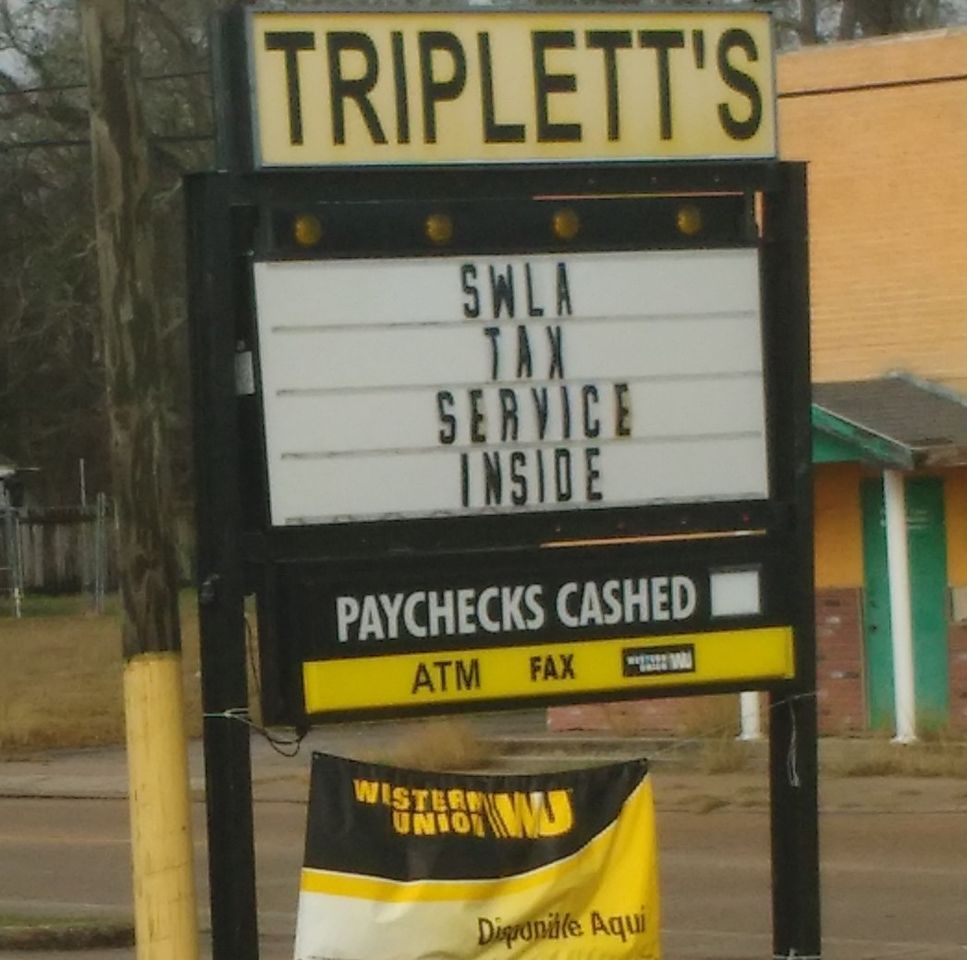 Triplett's Check Cashing and Bill Payment Center Slider 8