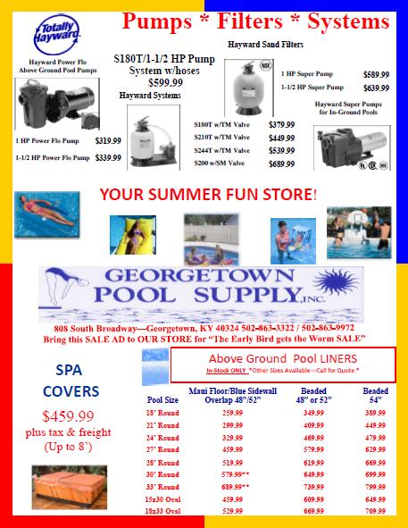 Georgetown Pool Supply - Georgetown Accommodate