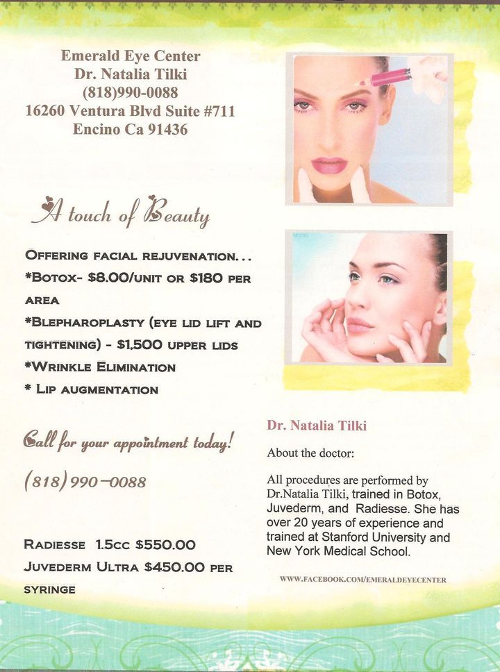 Emerald Eye Center - Encino Information