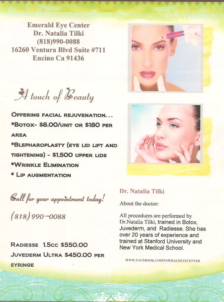 Emerald Eye Center - Encino Cleanliness