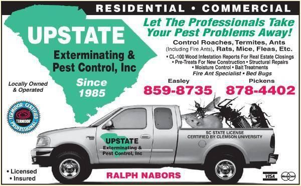 Upstate Exterminating & Pest Control Inc. - Pickens Informative