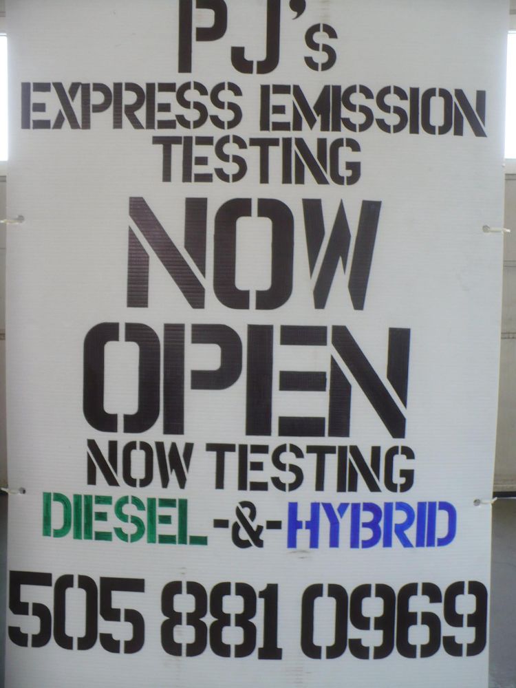 PJ's Express Emissions Testing - Albuquerque Information