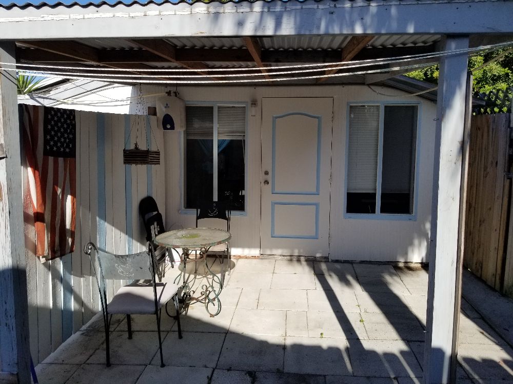 Tiny house in back yeard