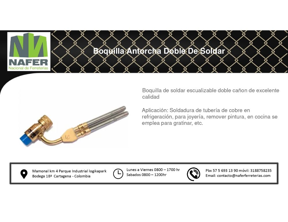 NAFER Nacional de Ferreterías - Cartagena Informative