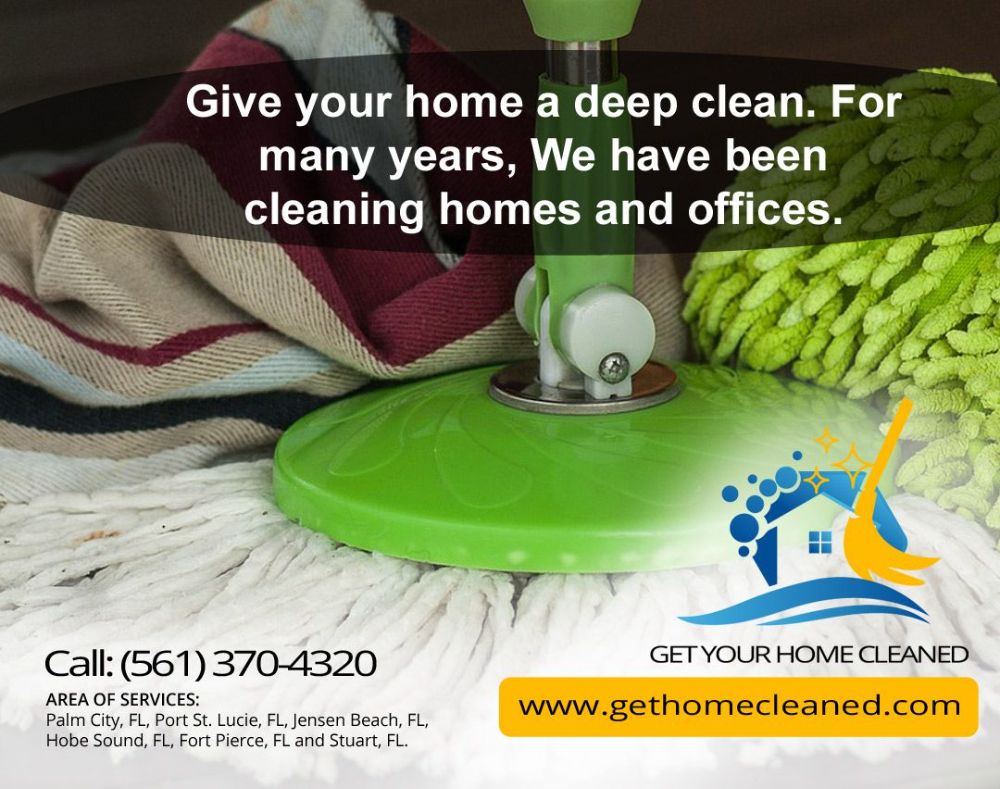 Get Your Home Cleaned LLC - Palm City Appointments