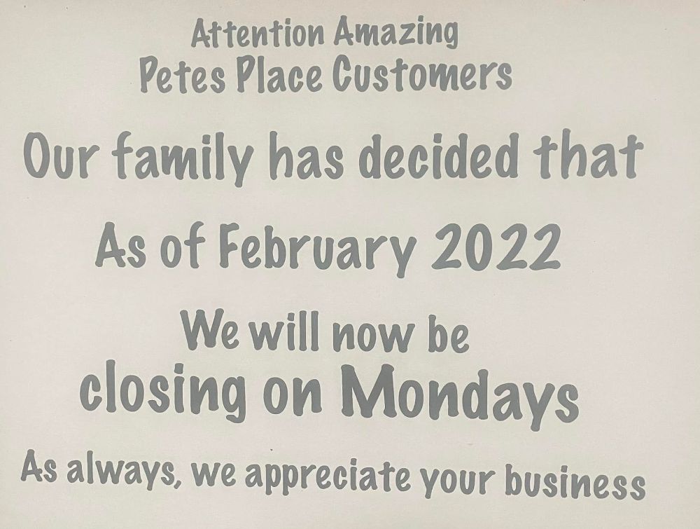 Pete's Place - Greenacres Thumbnails