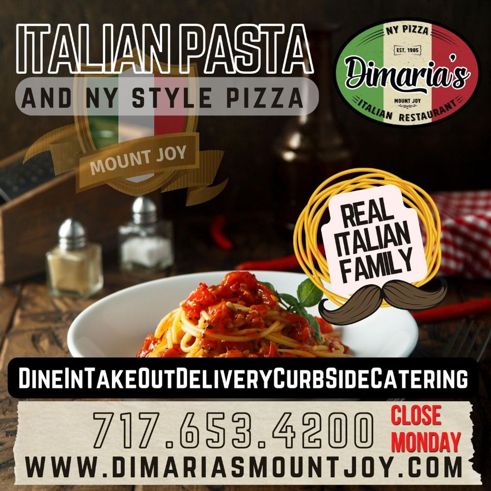 DiMaria's NY Pizza and Italian Restaurant - Mount Joy Information