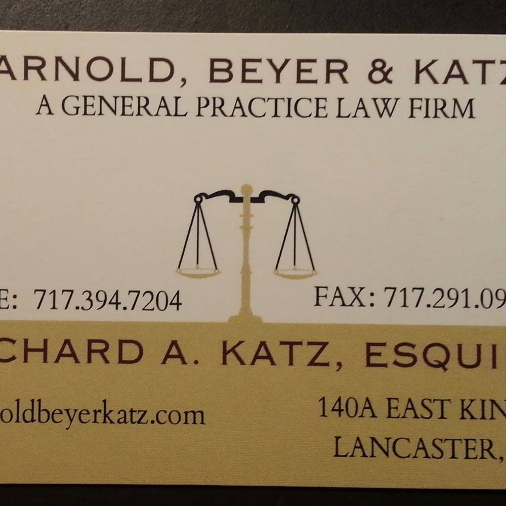 Arnold, Beyer & Katz Law Firm - Lancaster Information