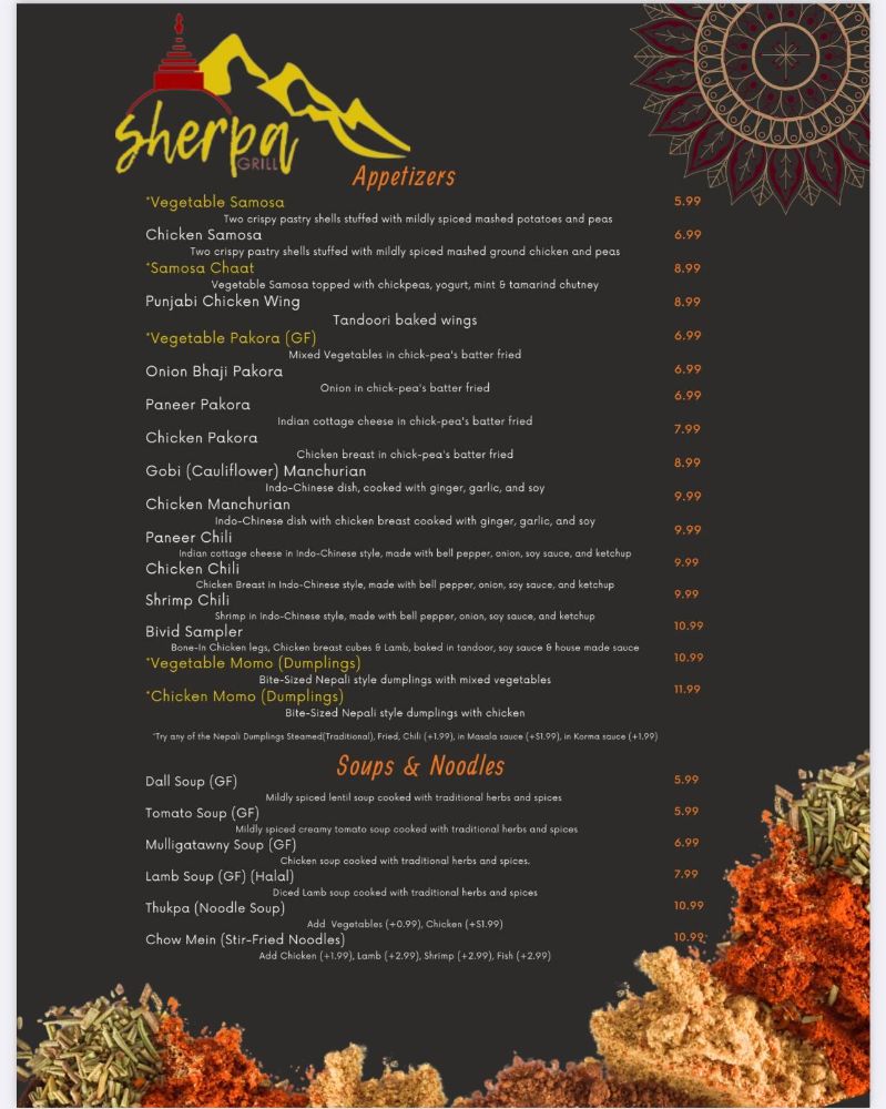 SHERPA GRILL 2 INDIAN NEPALI RESTAURANT - Fort Collins Information