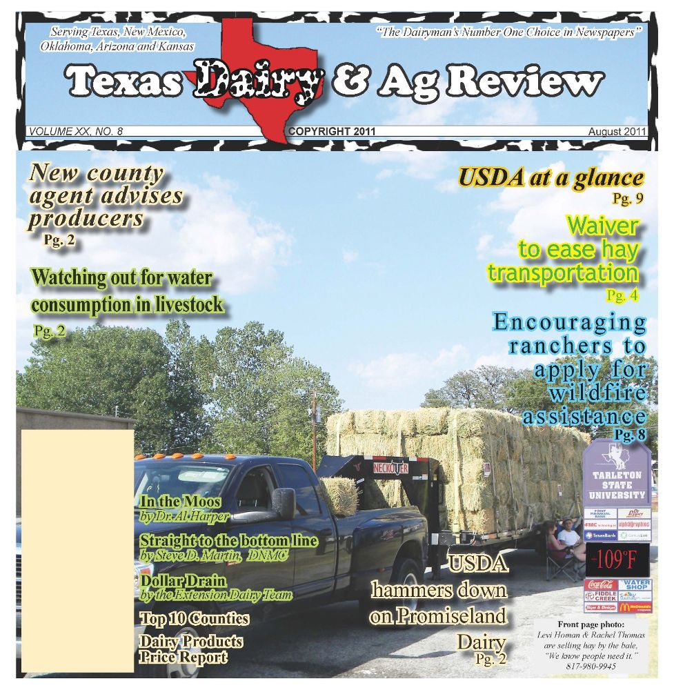 Texas Dairy & Ag Review - Stephenville Slider 2