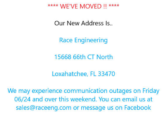 Race Engineering - Lake Worth Information