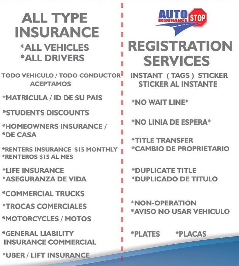 Auto Stop Insurance Services - Long Beach Documented