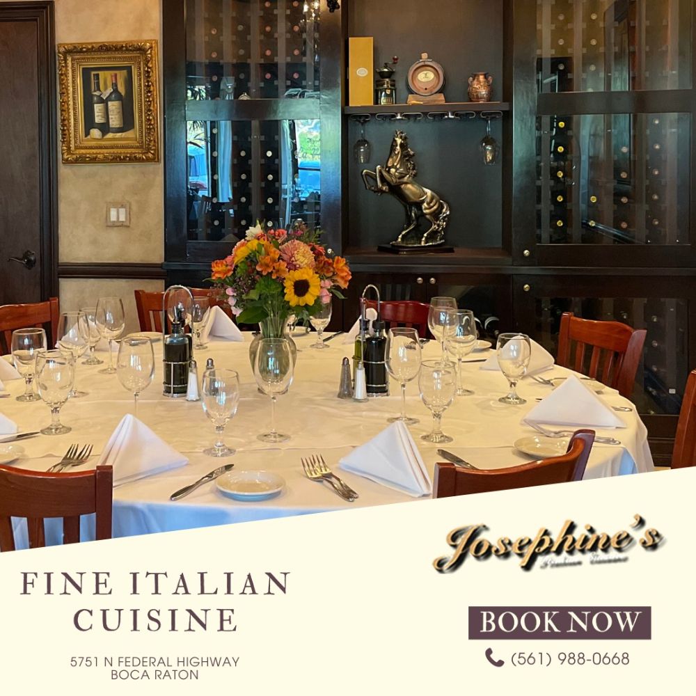 Josephine's Italian Restaurant - Boca Raton Combination