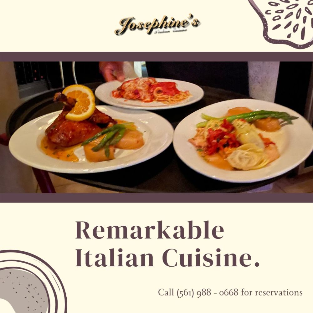 Josephine's Italian Restaurant - Boca Raton Informative