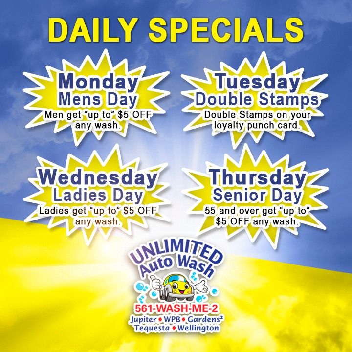 Unlimited Auto Wash Club of Jupiter, West Information