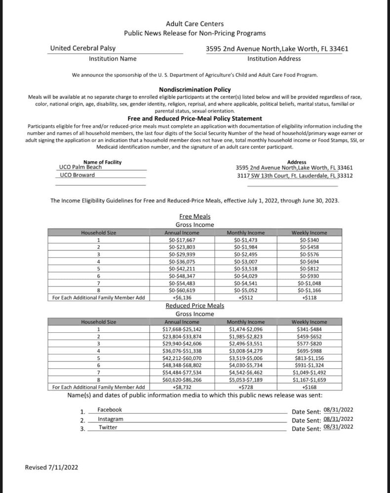 United Community Options of South Florida - Palm Springs Reasonably