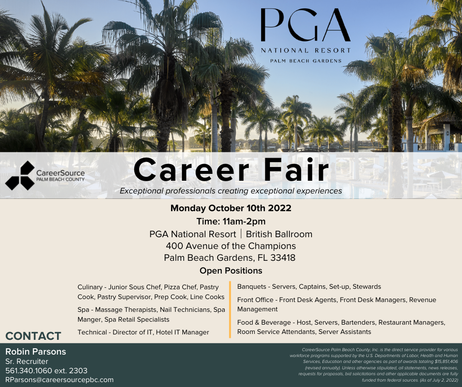 CareerSource West Career Center Belle Glade Service Employment