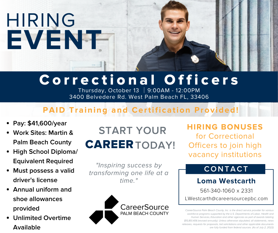 CareerSource West Career Center Belle Glade Service Employment