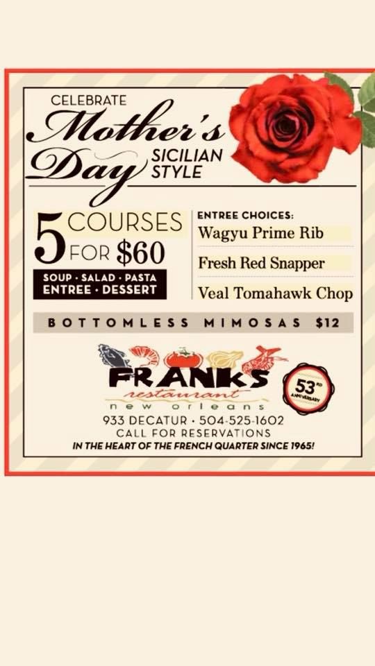 Frank's Restaurant - New Orleans Management