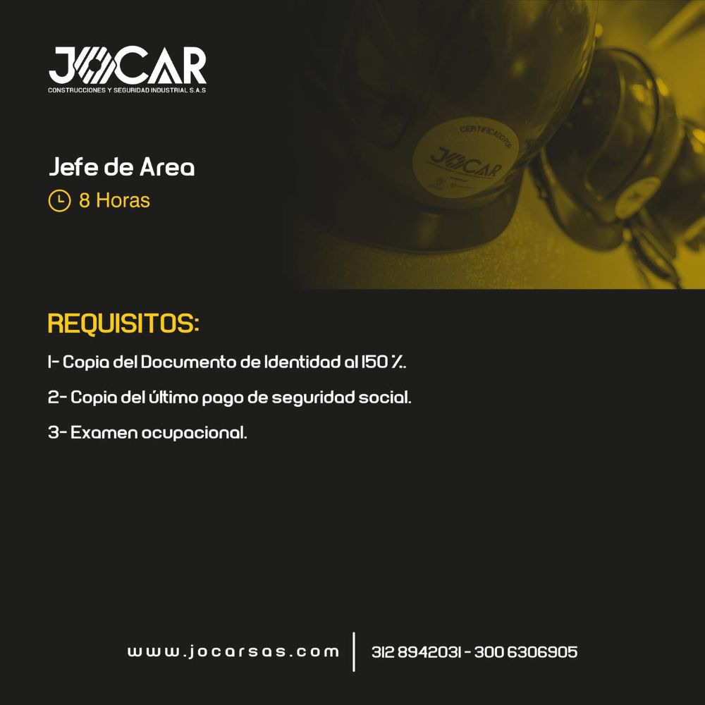 Jocar Construcciones y Seguridad Industrial S.A.S. - Cartagena Timeliness