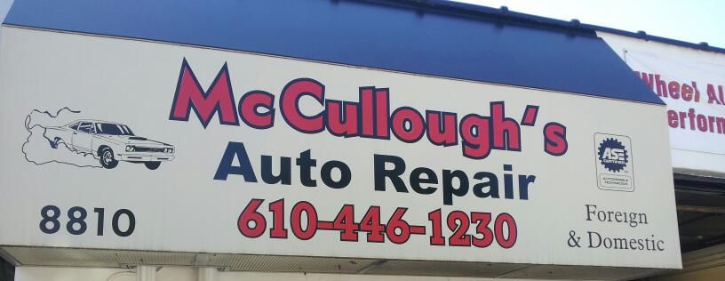 McCullough's Auto Repair - Upper Darby Combination