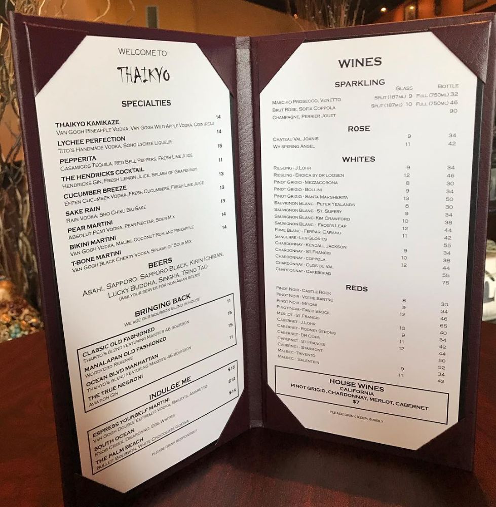 Thaikyo Asian Cuisine - Manalapan Information