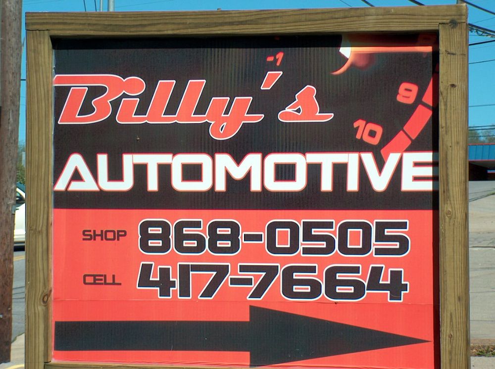 Billy's Automotive - Nashville Maintenance