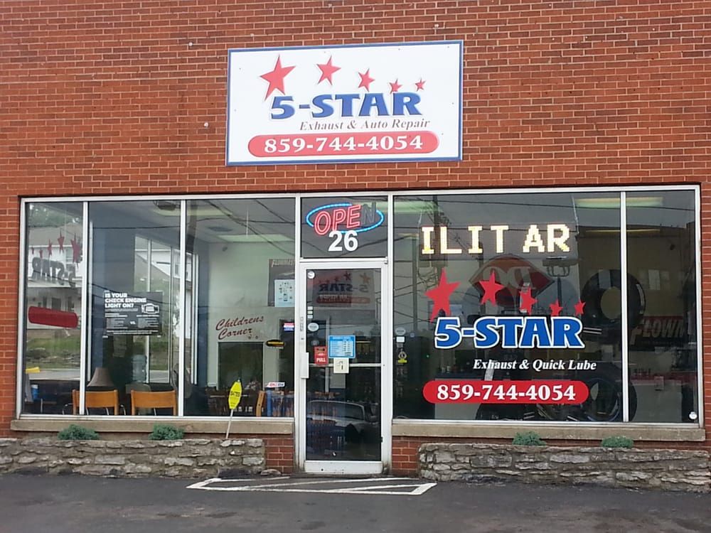 5 Star Exhaust & Auto Repair - Winchester Winchester