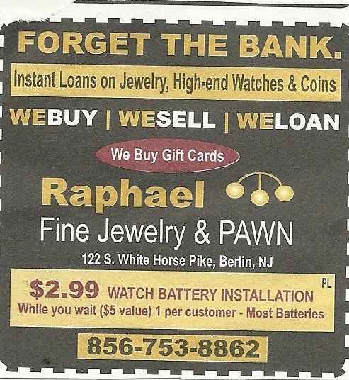 Raphael Fine Jewelry & Pawn - Berlin Informative