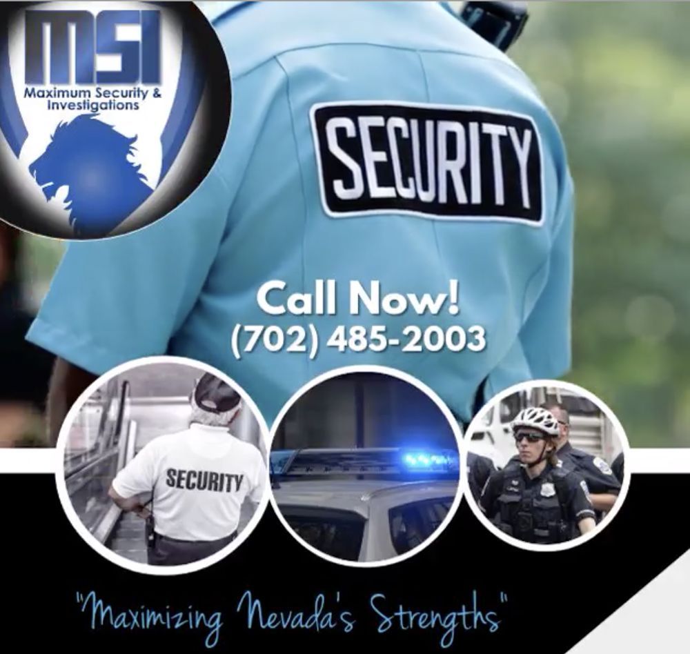 Maximum Security and Investigations - Las Vegas Appointment