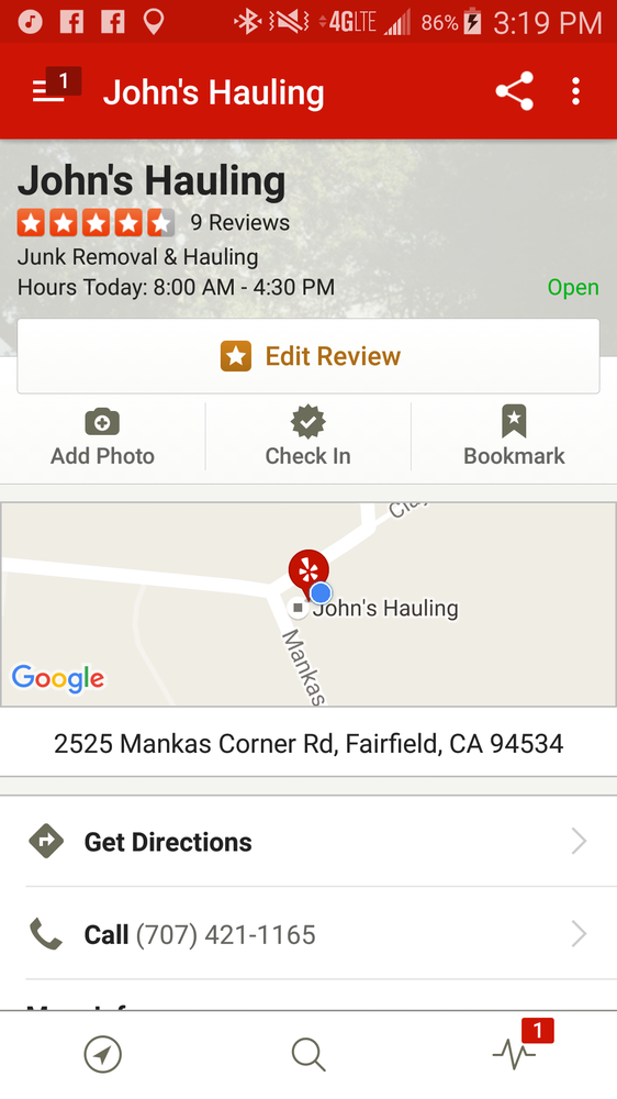 John's Hauling - Fairfield Informative