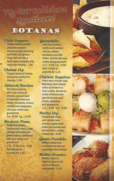 Jalisco's Mexican Restaurant - Idaho Falls Combination