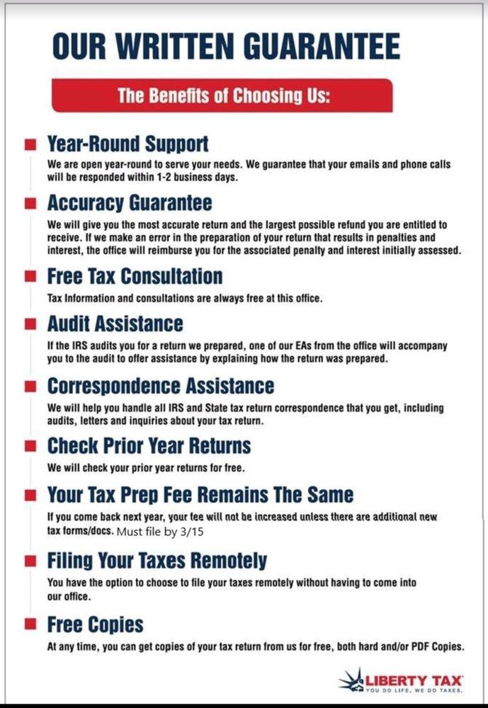 Liberty Tax Service - Beech Grove Combination