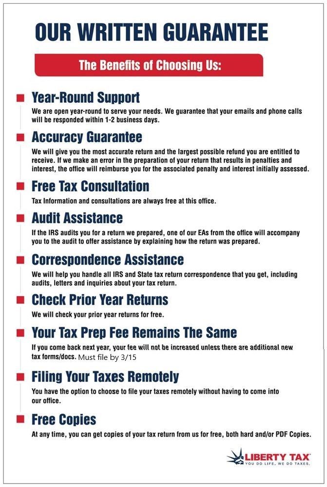 Liberty Tax Service - Beech Grove Information