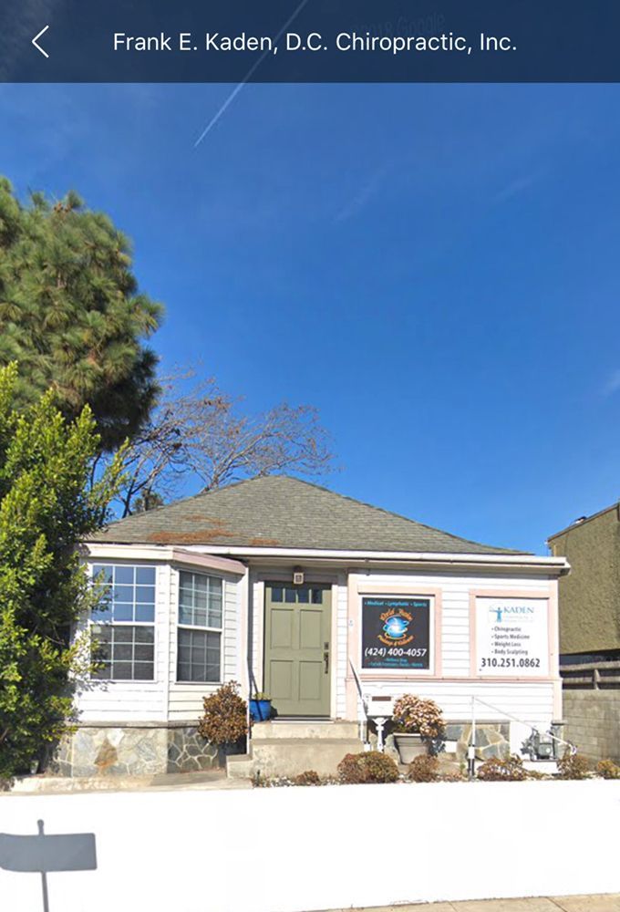 Frank E. Kaden, D.C. Chiropractic, Inc. - Redondo Beach 251-0862the